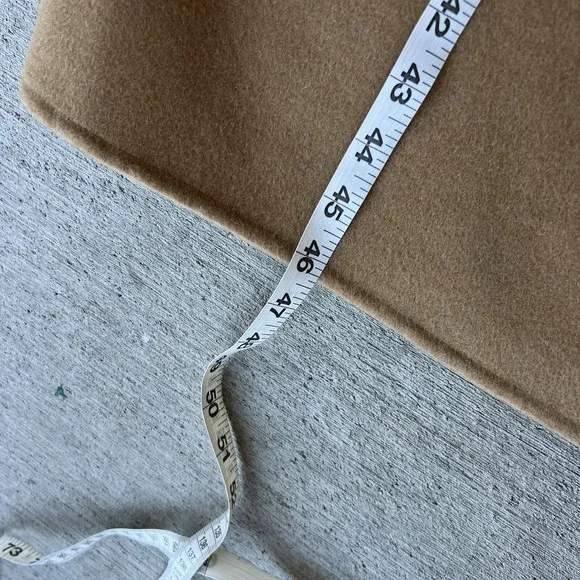 nwt calvin klein women's long pea coat wool blend camel tan size xxl - Picture 5 of 5